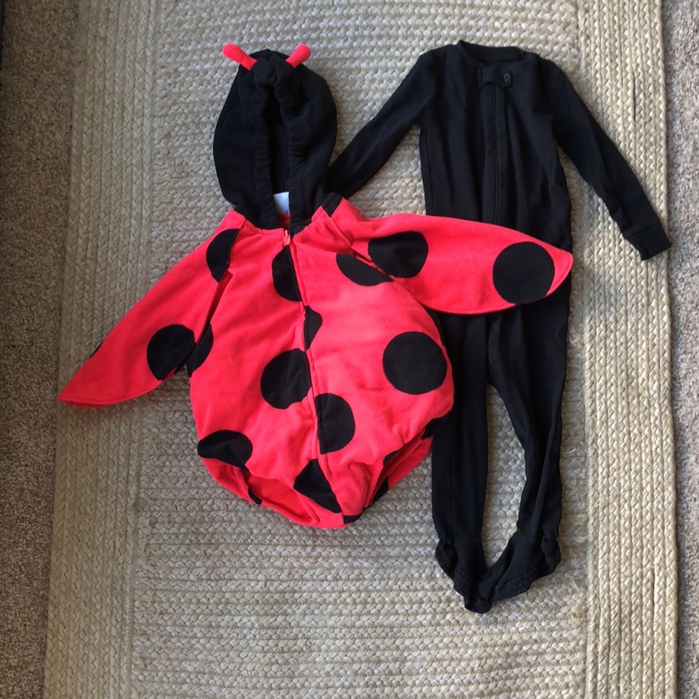 Carter's Red and Black Infant Ladybug Costume - Picture 2 of 9